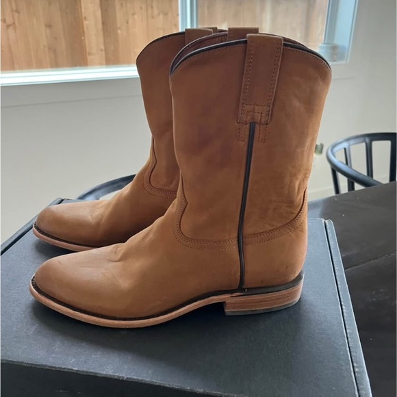 Men's Tan Leather Boots